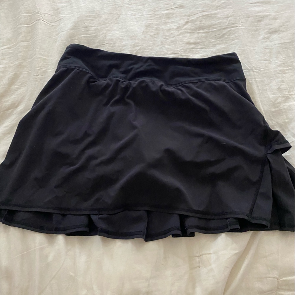 Lulu Lemon black tennis skirt